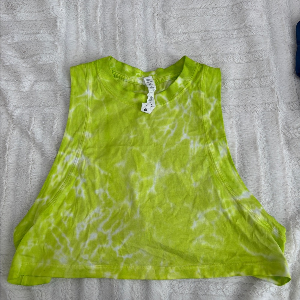 Yellow lululemon top